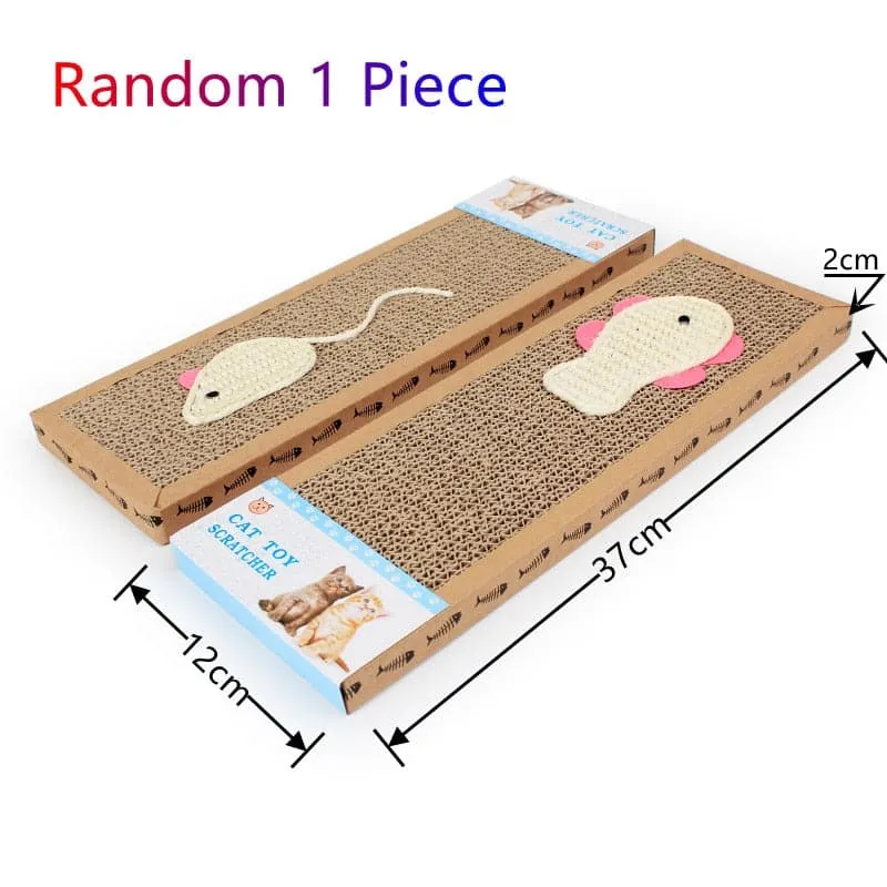 37*12cm Cat Scratching Board Mat Scraper Claw Paw Toys For Cat Scratcher Equipment Kitten Product Abreaction Furniture Protector