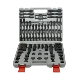 58 pieces Clamping Kit with 18-16mm, 18mm T-Slot, M-16 Stud Thread