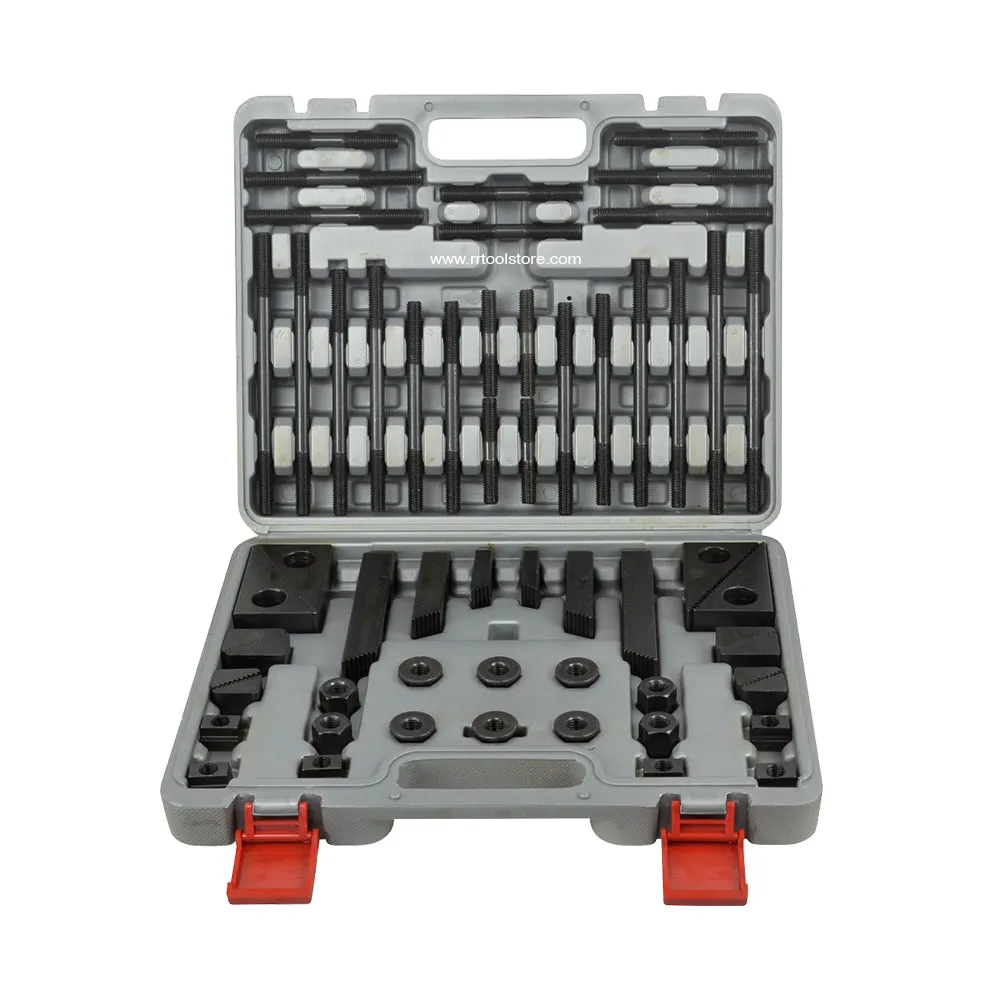 58 pieces Clamping Kit with 18-16mm, 18mm T-Slot, M-16 Stud Thread