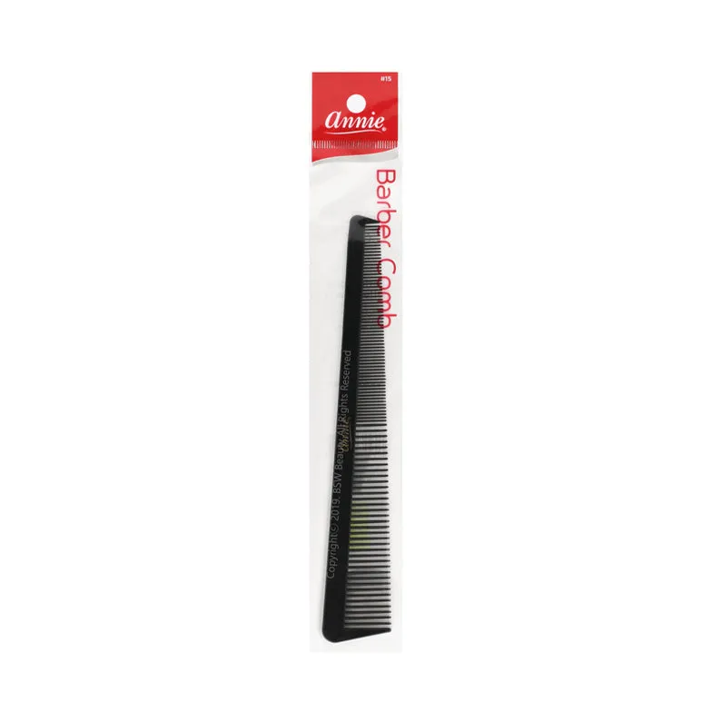 ANNIE #00015 Barber Comb [BLACK]