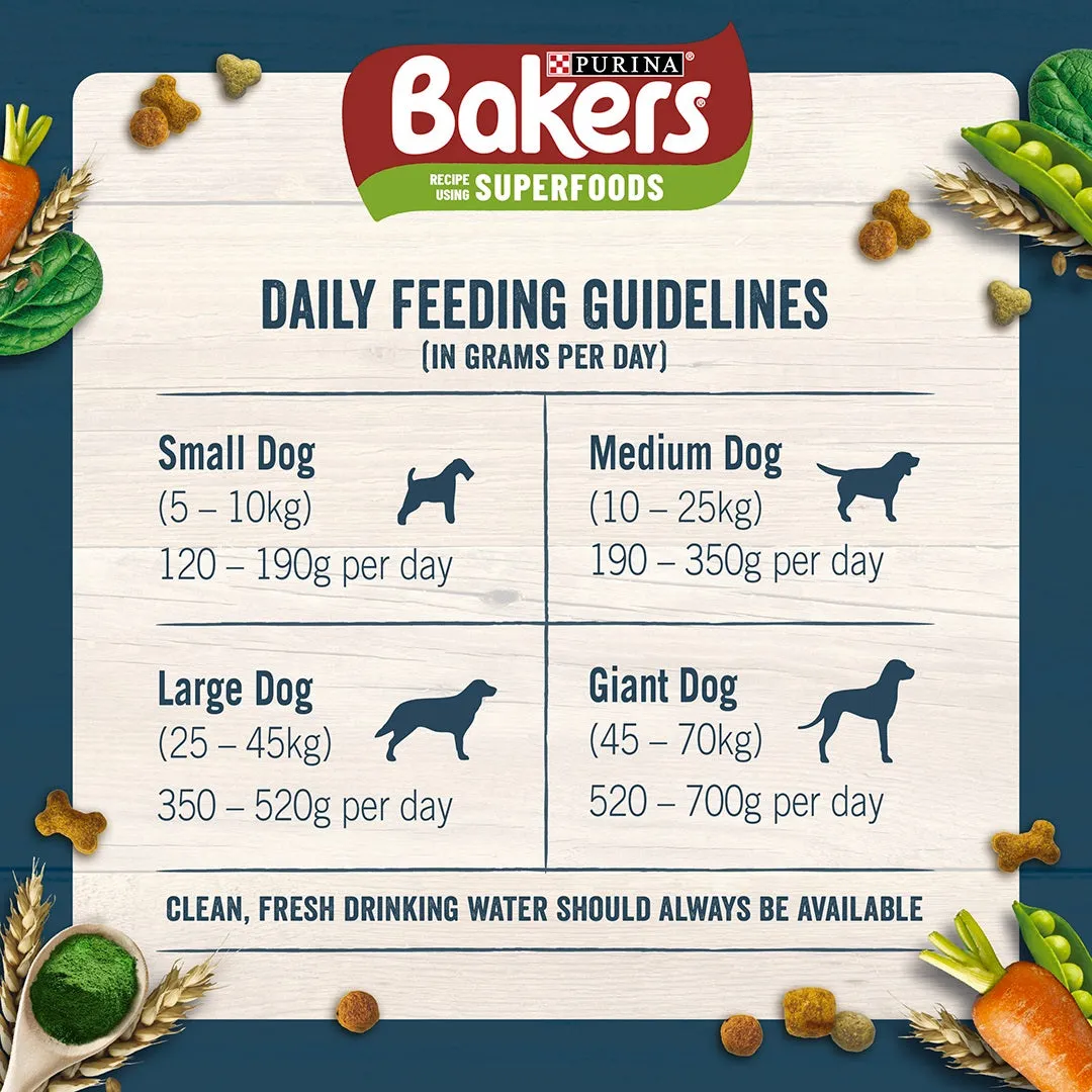 Bakers | Dry Dog Food | Adult | Chicken & Country Vegetables