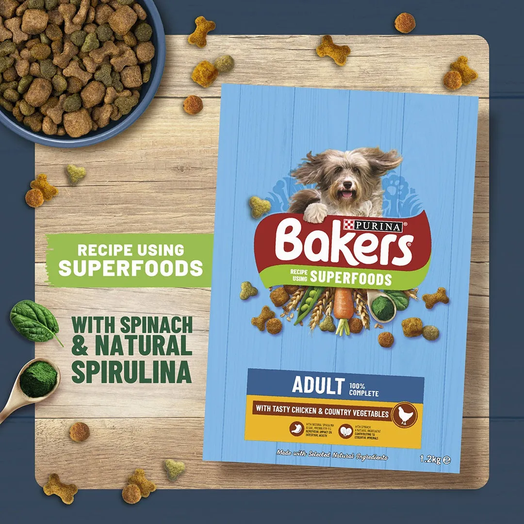 Bakers | Dry Dog Food | Adult | Chicken & Country Vegetables