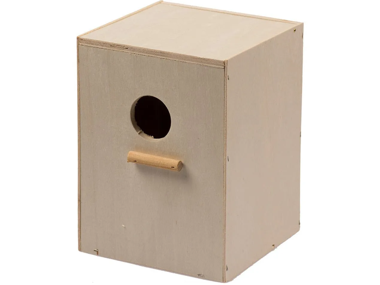 BUDGIE NEST BOX VERTICAL 15x15x20cm