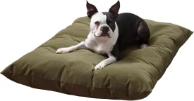 Charlie Corduroy Reversible Pillow Dog Bed with Removable Cover, Juniper Green, Medium (42" x 30")