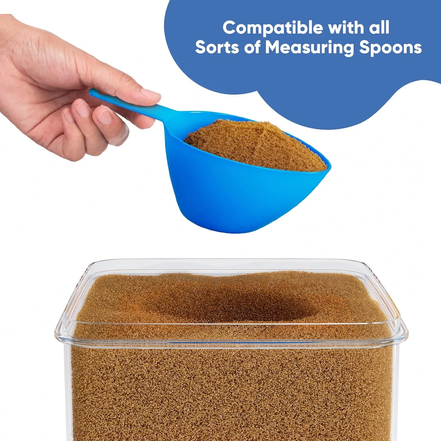 Chef's Path Extra Large Tall Airtight Food Storage Containers, Set of 4, Airtight Food Storage for Flour, Sugar, Rice, Includes Measuring Scoops, Pen, and Labels, 7qt, 220Oz, 6.5L, Transparent