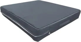 Dog Bed Cover for 44" L 32" W 4" H - 600D Oxford Waterproof with Zipper and Carry Handle - Washable, Cover Only (Gray)