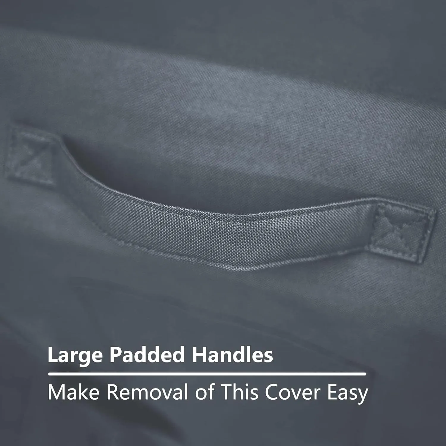 Dog Bed Cover for 44" L 32" W 4" H - 600D Oxford Waterproof with Zipper and Carry Handle - Washable, Cover Only (Gray)