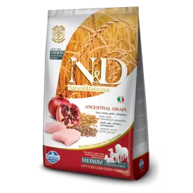 Farmina N&D Ancestral Grain Canine Chicken, Spelt, Oats & Pomegranate Adult Medium/Maxi Dry Food