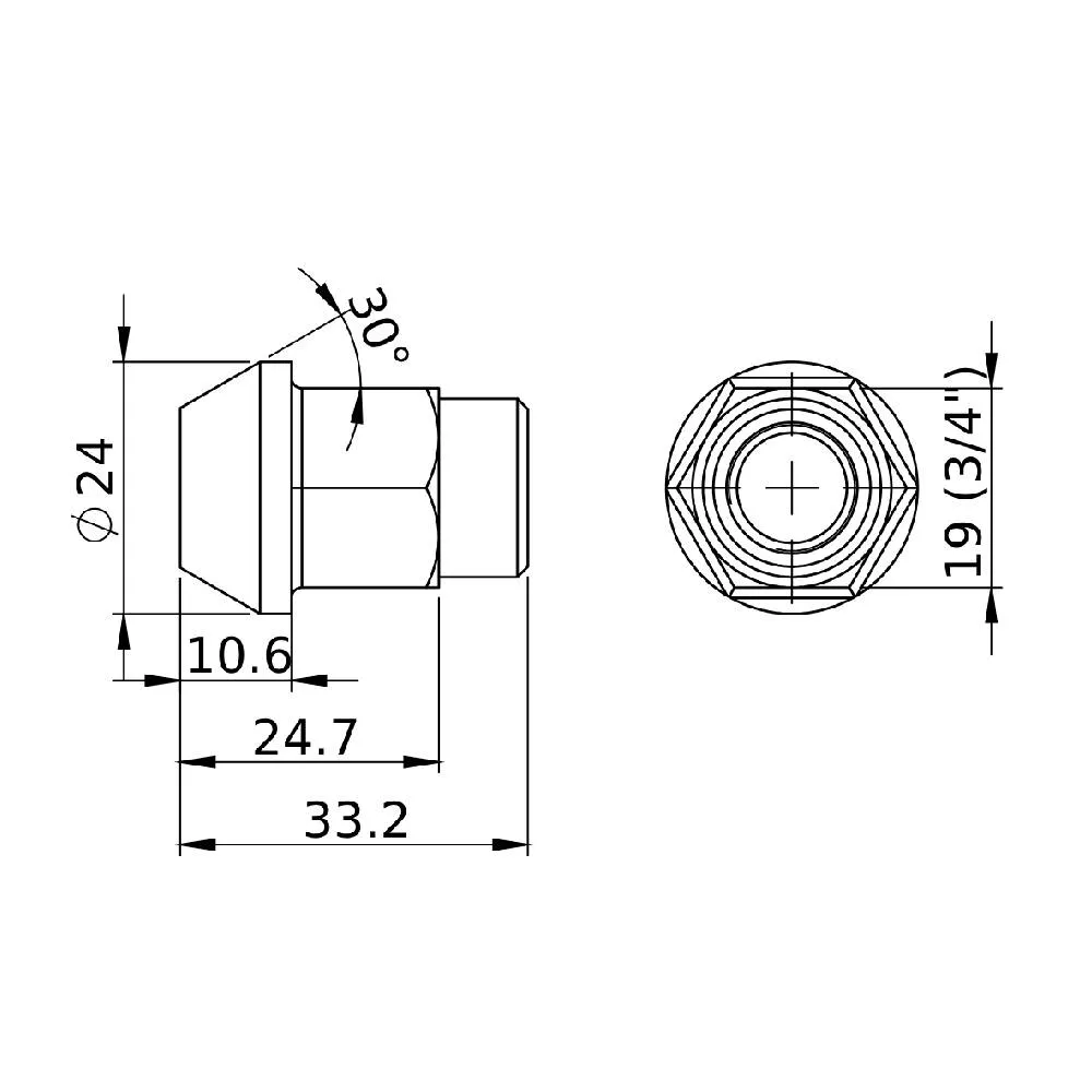 FORGED WHEEL STUD AND NUT COMPETITION TYPE 62mm M12x1.5 – Pack of 4