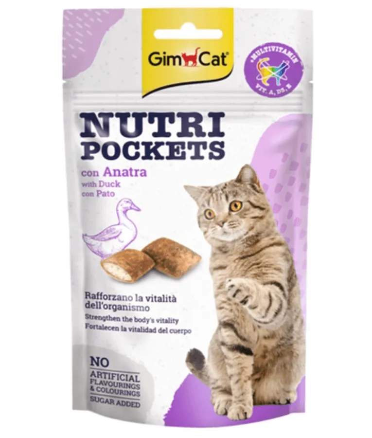 GimCat Nutri Pockets With Duck 60g