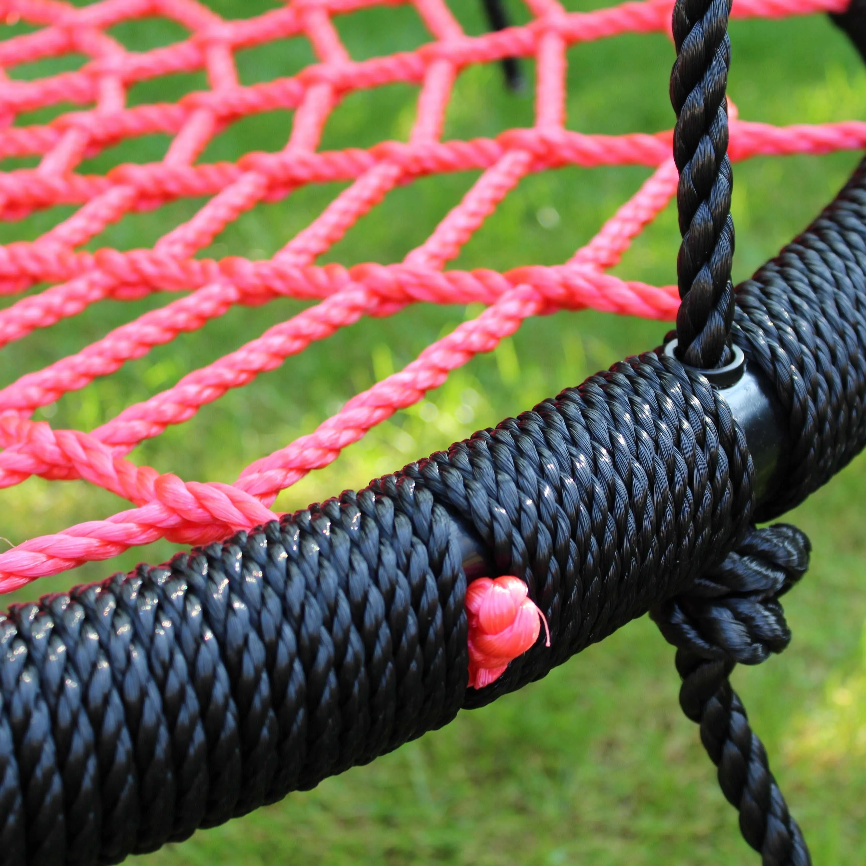 Go Wild 120cm Round Nest Wooden Swing Set with Baby Seat