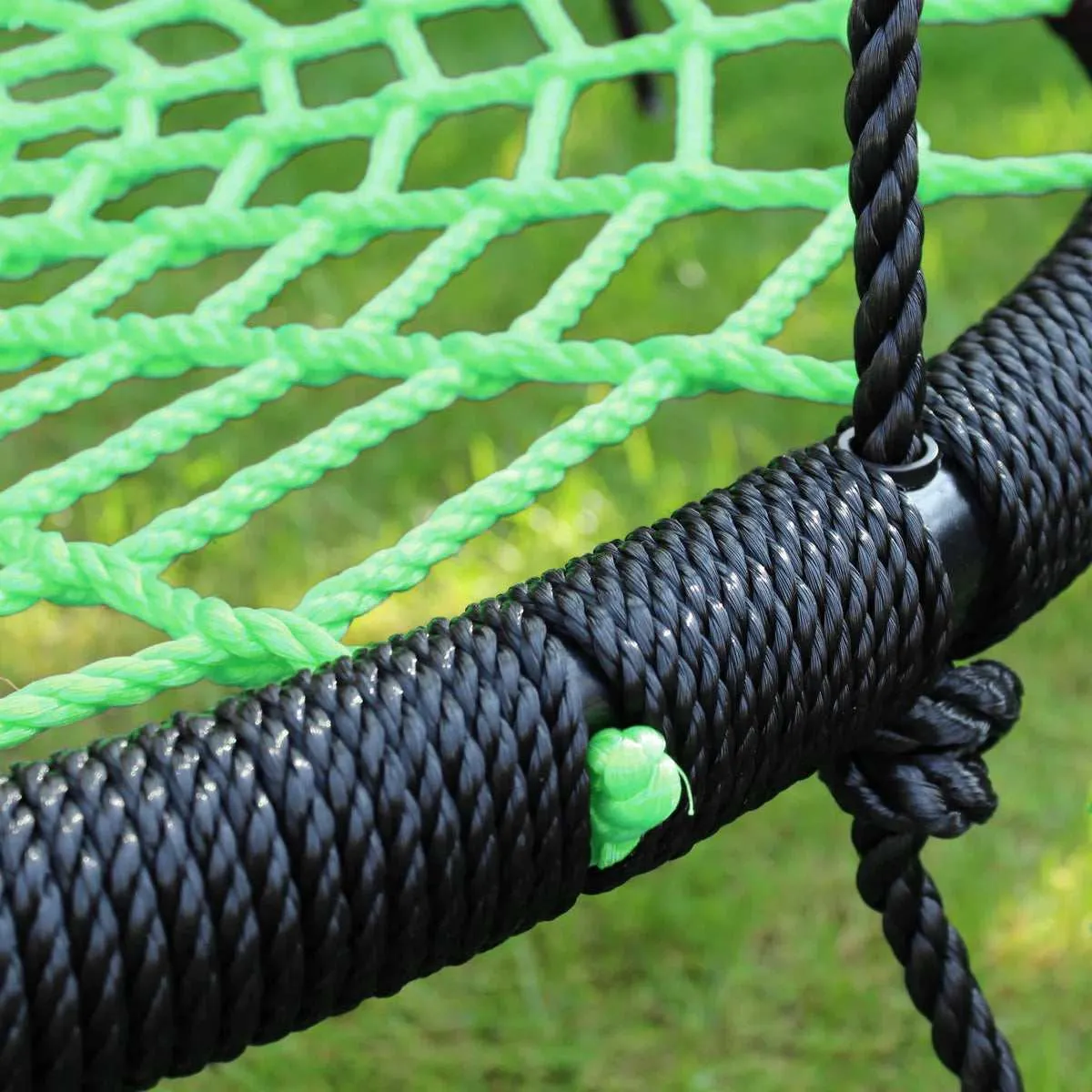 Go Wild Wooden Swing & Slide Set Plus 120cm Round Nest