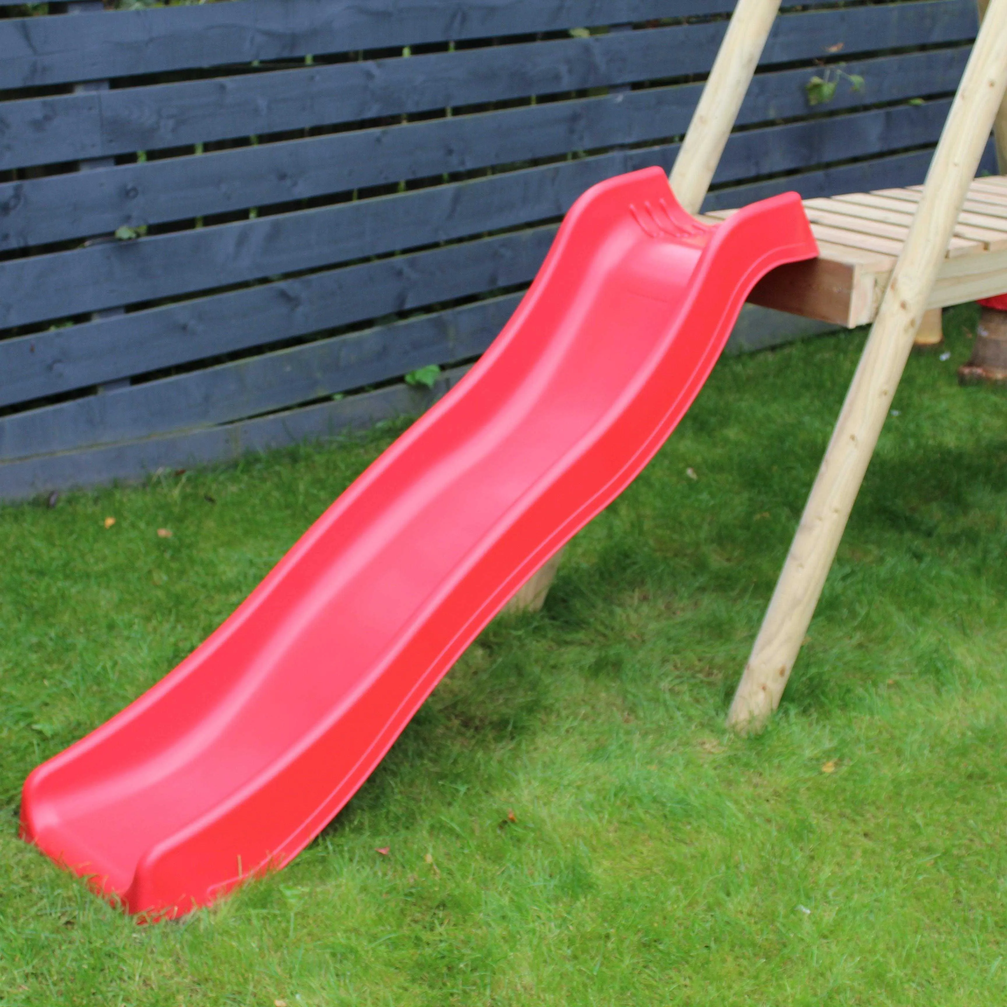 Go Wild Wooden Swing & Slide Set Plus 120cm Round Nest