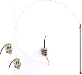 GoCat Cat Lures Catcher Cat Toy   2 Refill Mouse