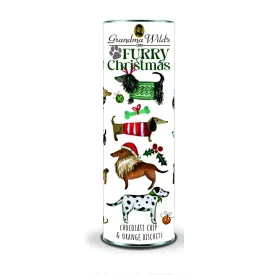 Grandma Wild's Furry Christmas Biscuit Tube 200g