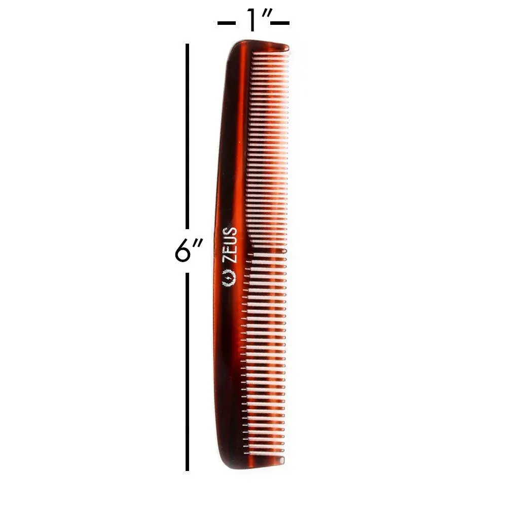 Handmade Saw-Cut Beard Comb 6"