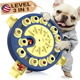 KADTC Dog Puzzle Toys Advanced Brain Mental Stimulation Interactive Treat Puzzles Mind Boredom Games Level 3 in 1 for Small/Medium/Large Smart Dogs Puppy Mentally Stimulating Cognitive Enrichment Toy