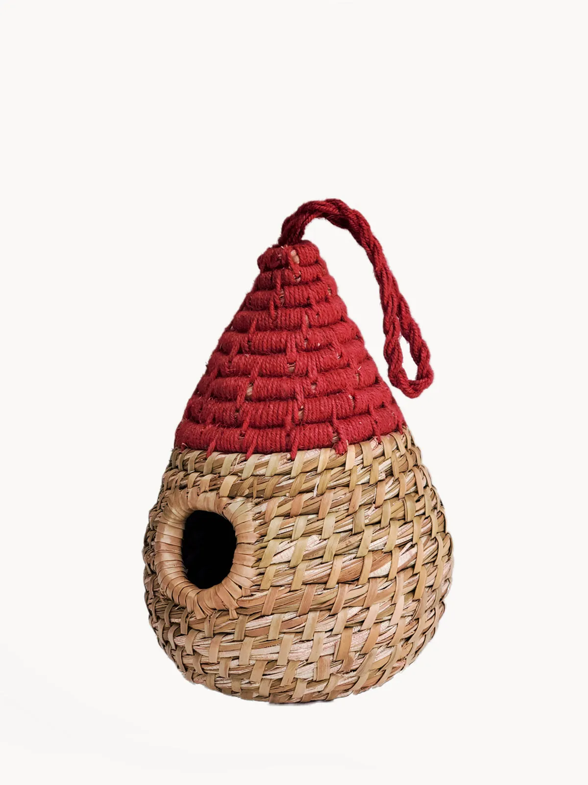 KORISSA Seagrass Birdhouse - Dewdrop