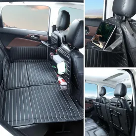 Non Inflatable Car Mattress, Folding Car Bed Backseat Mattress, Truck Mattress, Back Seat Bed for Truck SUV Car Camping, Car Bed Back seat Extender for Kids/Dogs (with Adjustable Bracket)