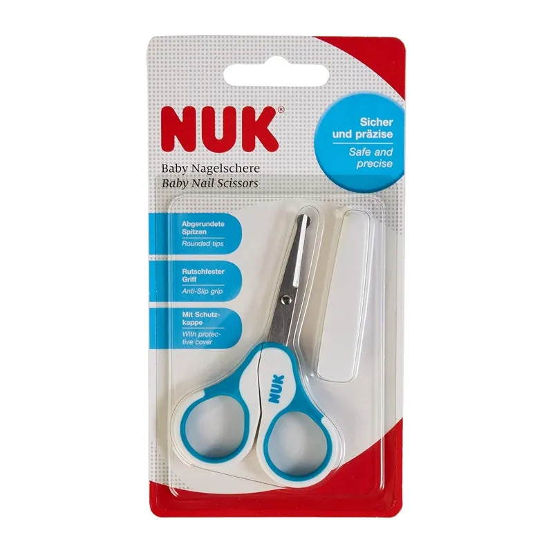 NUK Safety Baby Scissors with Protective Cap