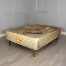 Olive Foam Mattress 6 x 4.5ft x 14" Fully Quilted