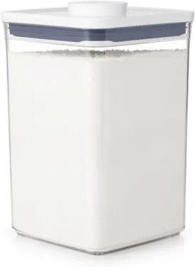 OXO Good Grips POP Container - Airtight Food Storage - Big Square Medium 4.4 Qt Ideal for 5lbs of flour or sugar
