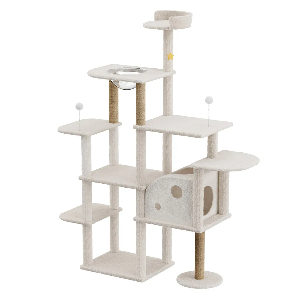 Pawz Wooden Multi-level Cat Tree Tower Large 172cm