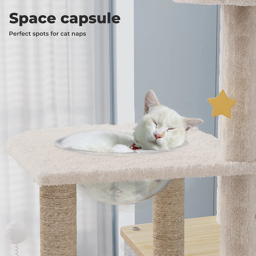 Pawz Wooden Multi-level Cat Tree Tower Large 172cm