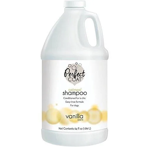 Perfect Coat Natural Oatmeal Shampoo, French Vanilla, 64-Ounce