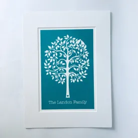 Personalised Family Tree Print