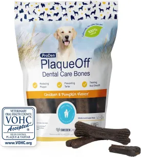 ProDen PlaqueOff Dental Bones Chicken & Pumpkin 17 Ounce