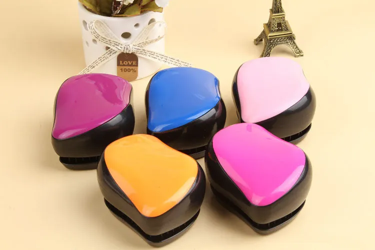 Professional Portable Colors Anti-Static Hair Styling Comb Brush Comb 6 Colors