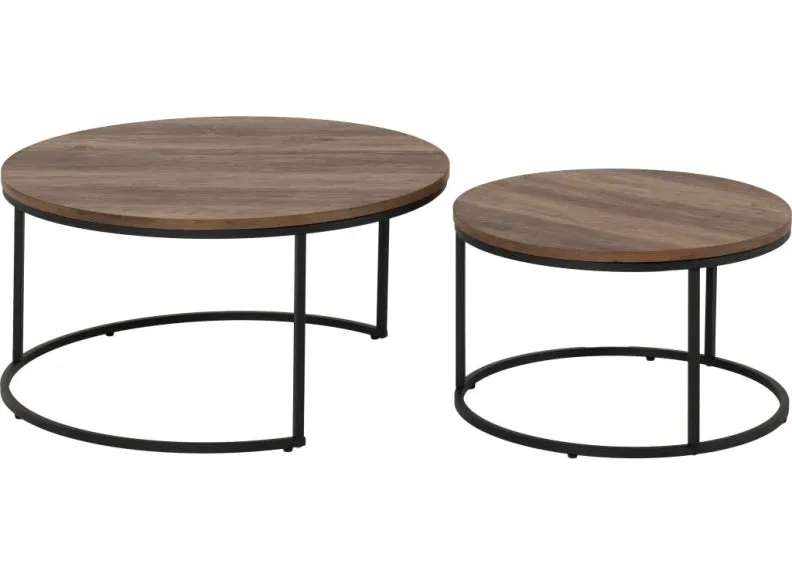 Quebec Round Nest Of Tables