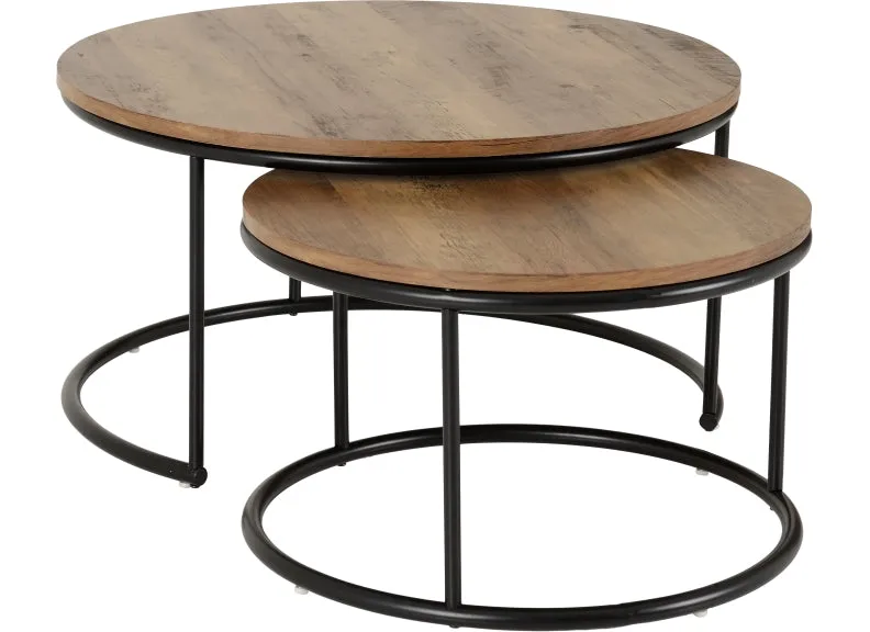 Quebec Round Nest Of Tables