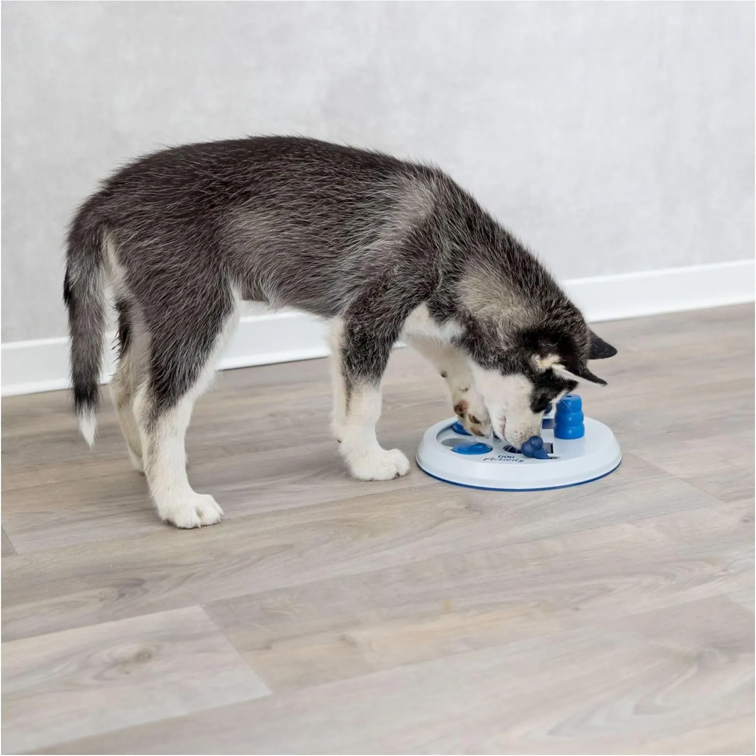 TRIXIE Flip Board Dog Enrichment Toy, Intermediate Level 2 Dog Puzzle, Interactive Treat Game